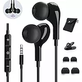 Auricolari con Filo per Samsung, 3.5mm In-Ear Cuffie con Filo, Cuffie Magnetici Sport, Hi-Fi Stereo con Cancellazione del Rumore Auricolari, per Samsung/iPhone/Google/Huawei/Xiaomi etc Jack da 3,5 mm