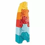 Chicco Torre Degli Animali Eco+, Torre Impilabile e Forme Incastri, 10 Pezzi Impilabili Colorati, in Plastica Riciclata, Sviluppa Abilità Logiche e Manuali, Made in Italy, Giochi Educativi, 9-36 Mesi