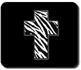 Not Applicable Tappetino per Mouse - Zebra Cross
