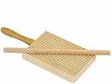 Elettro Center Art.298 Rigagnocchi con Asta per Garganelli, Legno, Beige