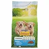 Purina Friskies Junior Crocchette Cani con Pollo, Verdure e Latte 1,5 kg