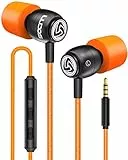 LUDOS CLAMOR Auricolari In-Ear Cuffie, Cuffiette con Filo e Microfono, Garanzia 5 Anni, Audio di alta Qualità, Memory Foam, Cavo Rinforzato, Bassi, Controllo del volume per iPhone, Samsung, Huawei