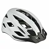 Fischer Casco da bicicletta urbano per adulti, LANO bianco, L/XL 58-61