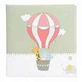 goldbuch Album fotografico a forma di giro con palloncini, per bambini, stampa artistica, 60 pagine bianche e pergamina, album per bambini, carta da incollare, ca. 25 x 25 x 4 cm