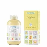 L'AMANDE - Bagnoschiuma Bambini in Crema con Olio di Mandorle Dolci e Mimosa, Docciaschiuma Gel Detergente e Idratante Corpo per Bagnetto Neonato, Bagno Schiuma Delicato e Naturale - Enfant, 250 ml
