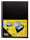 Idena 10078 - Cartella per DIN A4, PP, 12 scomparti, grigio/nero, 1 pz.