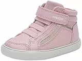Geox B Gisli Girl E, Scarpe da Ginnastica Bimba 0-24, Dk Rose, 20 EU
