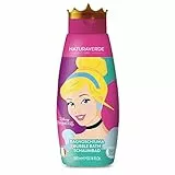 Naturaverde | Kids - Disney Princess - Bagnoschiuma Bambini con Cenerentola, Sapone da Bagno per Corpo, Prodotti per Igiene Bambini, Bagno Schiuma con Estratto di Avena BIO, 300ml