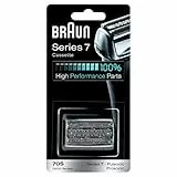 Braun Series 7, Rasoio Elettrico Barba, Testina di Ricambio, Lame Flessibili, Uso a Secco o Sotto Acqua, 70S Nero