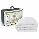 Univando Happy Night Piumone traspirante con regolazione della temperatura Primaloft® Bio(TM), fibra Ökotex anallergico, prodotto in Germania, grado di calore: calda coperta invernale,