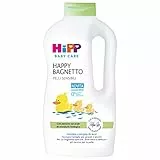HiPP Baby Care - Happy Bagnetto, Bagnoschiuma per Bambini, Formato Famiglia, per Pelli Sensibili, pH Neutro, con Estratto Naturale di Mandorle Bio, 1 Flacone da 1000 ml