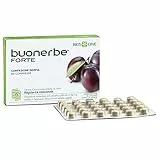 BIOS LINE Buonerbe Forte 60 Compresse, Integratore alimentare con estratto purificato di Senna, Favorisce la regolarità intestinale e risveglia l'intestino pigro, Senza glutine e adatto a vegani