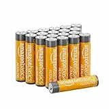 Amazon Basics - Batterie alcaline AAA 1.5 Volt, Performance, confezione da 20 (l’aspetto potrebbe variare dall’immagine)