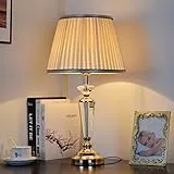 Lampada da tavolo colore Bianco, lampada da tavolo in tessuto,Soggiorno & Sala da pranzo,Comodino(1 luce, E27) Accessori per la Casa - rendere - Cristallo - tessuto - Metallo