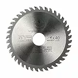 Disco Legno per Smerigliatrice Lama per Sega Circolare Legno 115 x 22,2mm x 40 Denti Disco per Smerigliatrice Angolare Lama in Carburo di Tungsteno per Legno e Plastica (1 Pezzo)