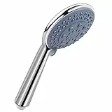 Fousenuk Soffione Doccia Alta Pressione, 5 Modalità Doccino Grande, Telefono Cornetta Doccia, Shower Head Risparmio Idrico, Diffusore Doccia Bagno, Spruzzino Doccia Universale Facile da Installare