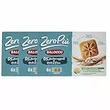 3X Balocco ZeroPiu Biscotti Frollini Extra-Crunchy con Farina di Riso e Fiocchi d'Avena Senza Zuccheri Aggiunti 230g [3 Confezioni]