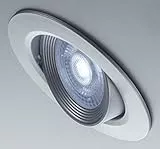 B.K.Licht Faretti LED da incasso orientabili I set da 5 I plafoniere da soffitto per l'illuminazione di interni I luci rotonde I corpo color metallo I incl. piastrine LED integrate 5W I 230V I IP23