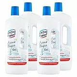 4x Lysoform Azione Bagno Gel Detergente Igienizzante Anticalcare - 4 Flaconi da 750 ml ognuno