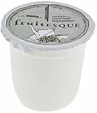 Cereria di Giorgio Fruitesque Candela Cera vegetale profumata in vasetto a Forma di Yogurt-Bianco & Cereali, Avorio, 7x7x7 cm