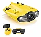 MINI Drone Subacqueo, Videocamera Subacquea 4K UHD, Telecomando e Telecomando APP, Streaming Live, Blocco Inclinazione Regolabile, Fish Finder, ROV.,100m