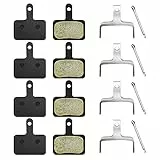 Okuleya 4 Paia Pastiglie Freno di Bicicletta per Shimano B01s TRP Tektro Deore, Pastiglie Freni Bici ad Alte Prestazioni, Pastiglie Freni MTB a Disco in Resina