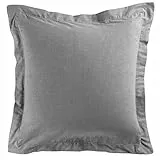 Douceur d'Intérieur Actually Federa per cuscino, Poliestere, Grigio, 63 x 63 cm