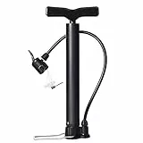 Fafrees Pompa da Bicicletta 120PSI, Pompa ad Aria da Ciclismo, Palla Giocattolo, Mini Pompa a Mano, MTB, Strada di Montagna, Pompa da Bicicletta in Lega di plastica + Alluminio