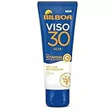Bilboa Crema Viso Solare con Protezione SPF 30, Crema con Vitamina C, Texture Leggera, Azione Antietà e Antimacchie, Crema Idratante, Non Unge, Protezione Resistente all'Acqua, 50 ml