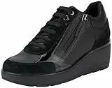Geox D Ilde C, Scarpe da Ginnastica Donna, Schwarz, 37 EU
