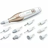 Beurer Set Manicure/Pedicure Mp 64, Fresa Elettrica Per La Cura Delle Unghie Con Batteria, 10 Accessori Per La Cura Delle Unghie Per Mani E Piedi Belli, Bianco,‎ 25.4 x 5.08 x 6.86 cm; 381 grammi