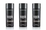 Toppik 27,5 g colore CASTANO SCURO - set da 3 pz - etichetta in lingua Italiana - fibre per infoltire i capelli