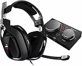 ASTRO Gaming A40 TR Cuffie Cablate, MixAmp Pro TR, 4 Gen, ASTRO Audio V2, Dolby Audio, Microfono Intercambiabile, Controllo Equilibrio Gioco/Voce, Per Xbox Series X|S/Xbox One/ Windows/Mac, Nero/Rosso