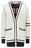 BOSS C_fulianna, Maglione cardigan, Open White118, XXL, da Donna