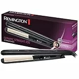Remington Piastra per capelli Ceramic Straight (protezione 4x: rivestimento antistatico in tormalina ceramica - distribuzione uniforme del calore, meno carica statica e lucentezza setosa) S3500