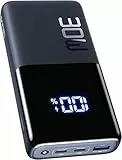SAFUEL Power Bank 20000 mAh, 30 W, batteria esterna per cellulare, piccola ma forte, USB C (in&out), compatibile con iPhone 15, 14, 13, 12, 11 Pro Max Mini iPad Pro, MacBook Air Samsung S21, S20,