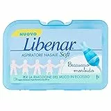 Libenar Aspiratore per la Rimozione del Muco in Eccesso, per il Naso Chiuso del Neonato, Adatti per i Lavaggi Nasali Bimbi, 1 Aspiratore e 5 Filtri