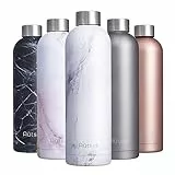 Autsel Borraccia Termica 750ml Bottiglia Termica Isolata senza BPA Borraccia Sport in Acciaio Inox Bottiglia Acqua a Prova di Perdite per Ufficio, Yoga, Campeggio
