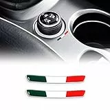 4R Quattroerre.it 14171 Adesivi 3D Italia per Joystick 500X, Set da 2 HQ, 8 x 49 mm