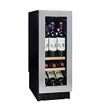 Avintage AVU23TXA refroidisseur à vin Refroidisseur de vin compresseur Pose libre Acier inoxydable 21 bouteille(s)