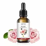 ASYBO Rose Essential Oil, Pure Rose Oil Olio essenziale per Viso Body Hair Aromaterapia e Relax, Anti-Age e Anti-Wrinkle, Rose Moisturizer Oil Skincare 30ml