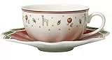 Villeroy & Boch 14-8585-1201 Tazza da caffè con latte e piattino Toy's Delight, set di 2 pezzi, 300 ml e 19 cm, porcellana, multicolore, 3,15 x 8,66 x 6,3 cm