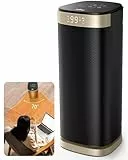 iDOO Termoventilatore, Riscaldamento Elettrico con modalità Eco, Stufetta Elettrica Basso Consumo con termostato, 24hr Timer, 70° Oscillazione, Protezione Multipla, Silenzioso per Casa, Ufficio, Oro