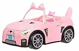 Na! Na! Na! Surprise Macchina Decappottabile di Peluche Per Bambole, Colore Rosa, Tema Gattino, Adatto per Tutte le Bambole Na! Na! Na! Surprise, Età 3+