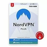 NordVPN Plus — Software di Sicurezza Informatica & VPN valido 1 Anno con il Pacchetto NordVPN e NordPass—Proteggi le tue Attività su Internet, Blocca Minacce Online e Gestisci le Password in Sicurezza