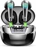 Drsaec Cuffie Bluetooth, Auricolari Bluetooth 5.3 Cuffie Wireless in-ear con 4 ENC Mic