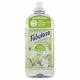 Fabuloso Ammorbidente Concentrato con Estratti Naturali, Morbidezza Straordinaria, Fiori Bianchi, 1,250 Lt