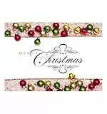 Homemay PVC Wall Stickers English Merry Christmas soggiorno finestre e Home DECORWALLPAPER60 cm x 25 cm, Red, 60 cm x 25 cm