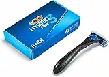 BIC Hybrid 3 Flex Rasoio da Uomo Ricaricabile, 1 Manico in Plastica Riciclata al 90% + 10 Ricariche 3 Lame con Banda Emolliente, Confezione da 1+10 Unità