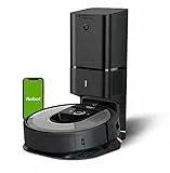 iRobot Roomba i7 con Base Autosvuotante, Robot Aspirapolvere Wifi, Svuotamento Automatico, Adatto per chi ha Animali Domestici, Memorizza la Planimetria della Casa, Programmabile, Argento